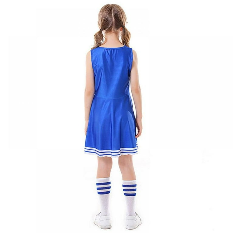 (税込) Girls Cheerleader with Set Costume Cheerleading Outfits Girls