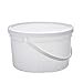 thumbnail image 3 of Consolidated Plastics Seau avec Poignée, HDPE, 4 Litres, Naturel, 10 Pcs, 3 of 4