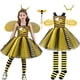 thumbnail image 4 of Bebé Invierno Ropa Niñas Malla Princesa Vestido sin Mangas A-Line para Fiesta Vestido Papel de Payaso de Halloween Cos Play Rendimiento, 4 of 9