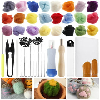 Needle Felting Kit, DIY Crafts for Adults Women, Hobby Kit with Felting  Supplies,Felting Needles, Felting Wool and Tools for Beginners, Adult Craft