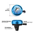 thumbnail image 3 of WIRESTER Bicycle Bell Aluminum Alloy Mini Bike Bell With Ring Horn Accessories for Adults Men Women Kids Girls and Boys - Sand Tiger Shark Underwater, 3 of 7
