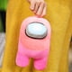thumbnail image 4 of Among Us Juguete de peluche (12 pulgadas / 30 cm) Among Us Merch Lindo peluche suave Ojos saltones Astronauta Figura de peluche (Rojo) Adepaton WRMH-401-5, 4 of 6