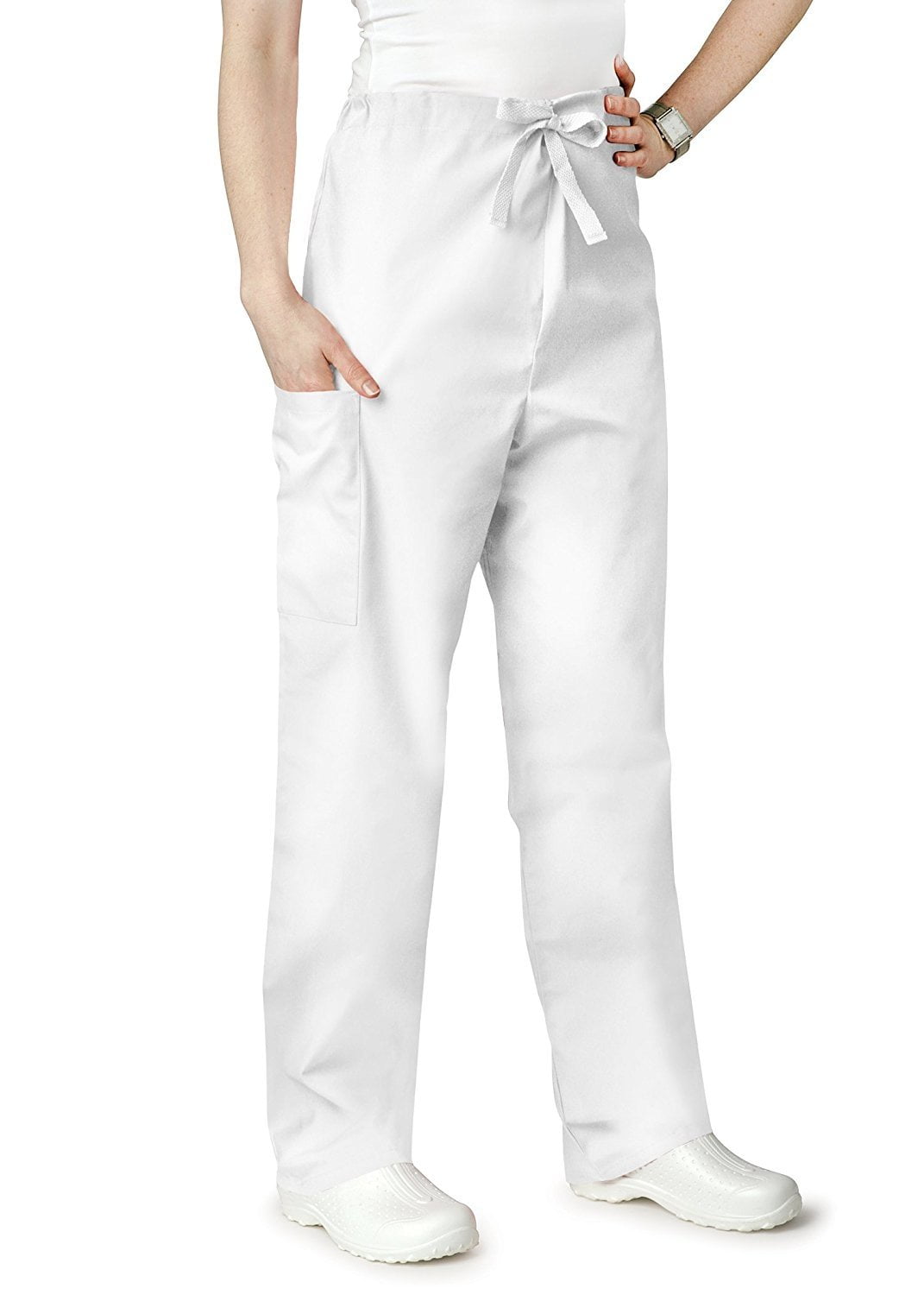 Adar Universal Unisex Scrubs Drawstring Tapered Leg Scrub Pants