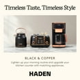 thumbnail image 5 of Haden Dual Brew 12 Cup Hot and Ice Digital Brew Coffee Maker, Black/Copper, 5 of 9