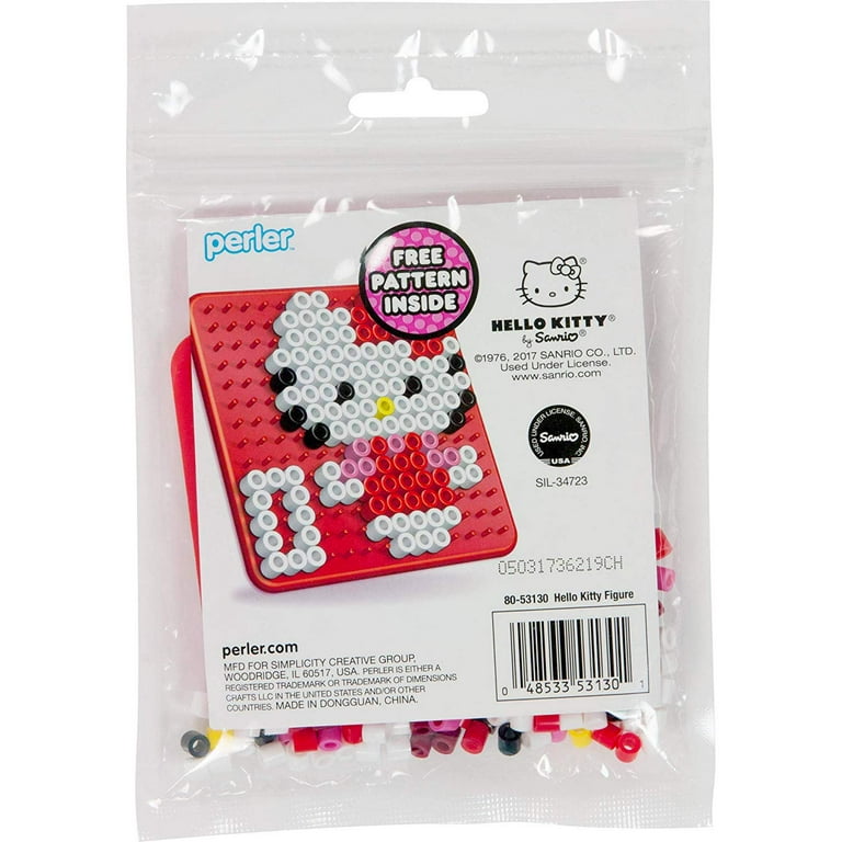 hello kitty / sanrio perler  Easy perler beads ideas, Perler bead
