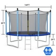 thumbnail image 2 of Gymax 14FT Jumping Exercise Recreational Bounce Trampoline for Kids W/Safety Enclosure, 2 of 9