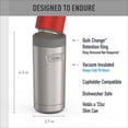 thumbnail image 3 of Aislador para latas de bebidas THERMOS ICON SERIES, 12 oz, acero inoxidable, 3 of 9