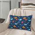 thumbnail image 5 of Fuzoiu Ocean Floor Animals Print Fuzzy Pillowcases, Super Soft Pillow Case Cover with Zipper for Bedroom, Sofa, Couch,Cozy Pillow Shams for All Seasons-20"x30", 5 of 6