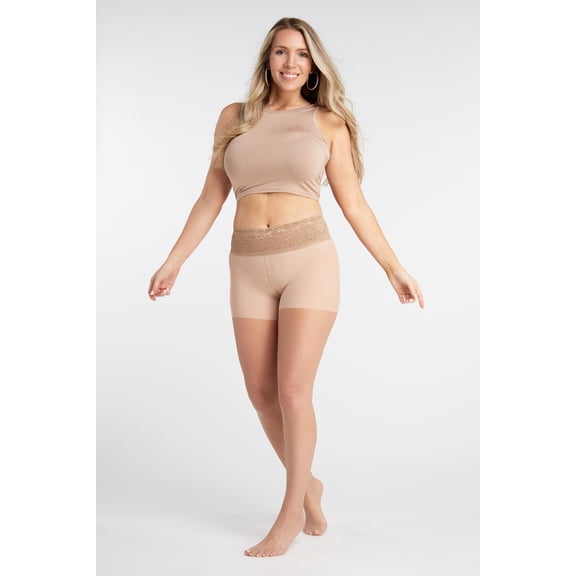 Hipstik Sheer Pantyhose, Light Nude