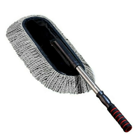 

Yrtoes Automotive Tools Shears Gardening Tools Multi-Functional Car Wash Mop Retractable Fiber Wax Mop Car Wax Brush Cleaning Tool