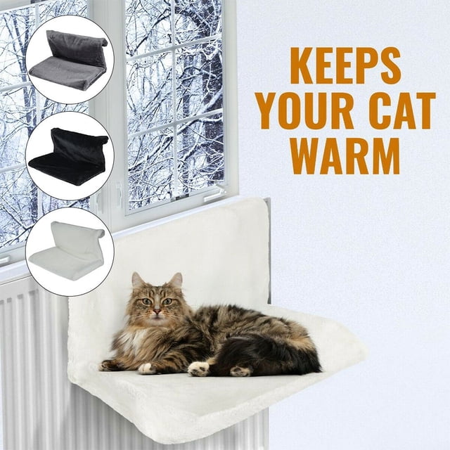 Chat Chaton Suspendu Radiateur Chiot Lit Chaud en Toison Panier Berceau Hamac Peluche