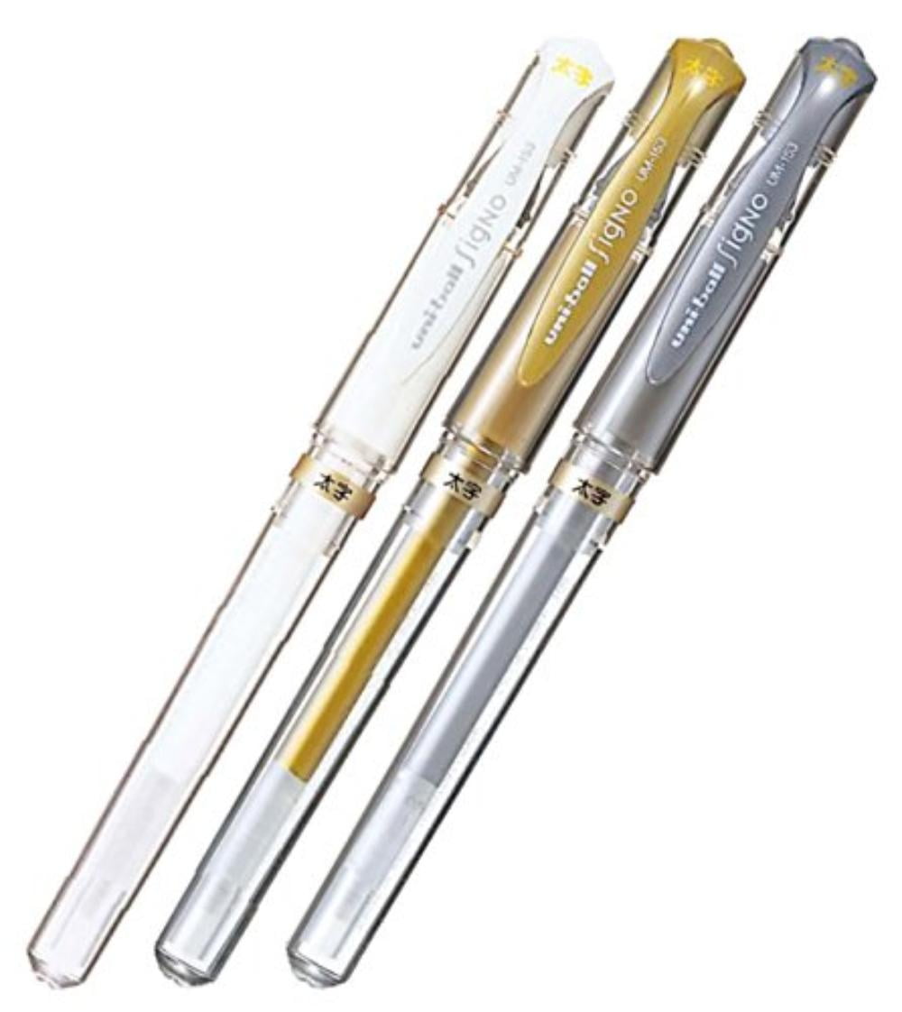 Uniball Signo Capped Gel Ink Pen (UM153) , Bold Point 1.0mm, Each 1