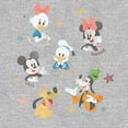 thumbnail image 2 of Girl's Mickey & Friends Adorable Sketch Portraits  Graphic Tee Athletic Heather X Small, 2 of 5
