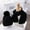 Black, variant on DPTALR Newborn Infant Baby Boys Girls Warm Knit Crochet Pompon Hat Beanie Cap+Scarf
