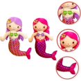 thumbnail image 4 of Muñeca de sirena de peluche, almohada, muñeca de niña, princesa, linda muñeca, regalo de cumpleaños para niños, 4 of 6