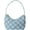 Plaid-lightblue, variant on Kukuzhu Denim Tote Bag Women Canvas Chic Elegant Casual Small Shoulder Bag