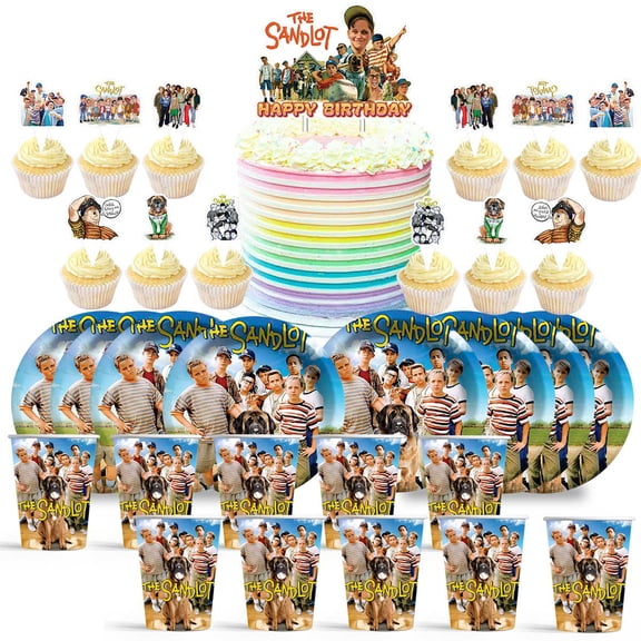 The Sandlot Birthday Cups Party Supplies Plates Decorations Cake Topper Decor