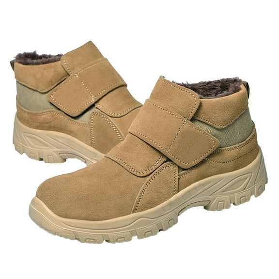 Steel Toe Cap Trainers Mens Womens Winter Warmth Safety Trainers Fashion Safety Shoes Comfortable Lightweight Work Shoes