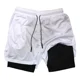 thumbnail image 1 of Short Deportivo Hombre Gym 2 En 1 Bolsa Celular Con Licra, 1 of 1