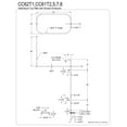 thumbnail image 2 of Kingston Brass CC61T2 3-38" Wall Mount Tub Filler CC61T2, 2 of 2