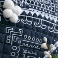 thumbnail image 3 of DBOZE Reversible Cotton Blend 3 Piece Embroidered Quilt Set Elegant Bedspread with Decorative Pillow Shams All Season Coverlet,(Cal King Size,Dark Blue), 3 of 11