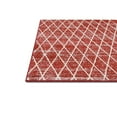 thumbnail image 2 of Allstar Modern Accent Rug with Meshed Line design Scarlet Red 5' x 8' 5' x 8', 2 of 5