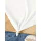 thumbnail image 5 of Girls' Summer Casual Knit T-Shirt with Cute Letter Print - Comfy, Stretchy Fabric, Round Neck, Short Sleeve Top, 5 of 6