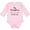 AD-Pink, variant on My Grandma Loves Me Heart Grandchild Boys or Girls Long Sleeve Baby Bodysuit