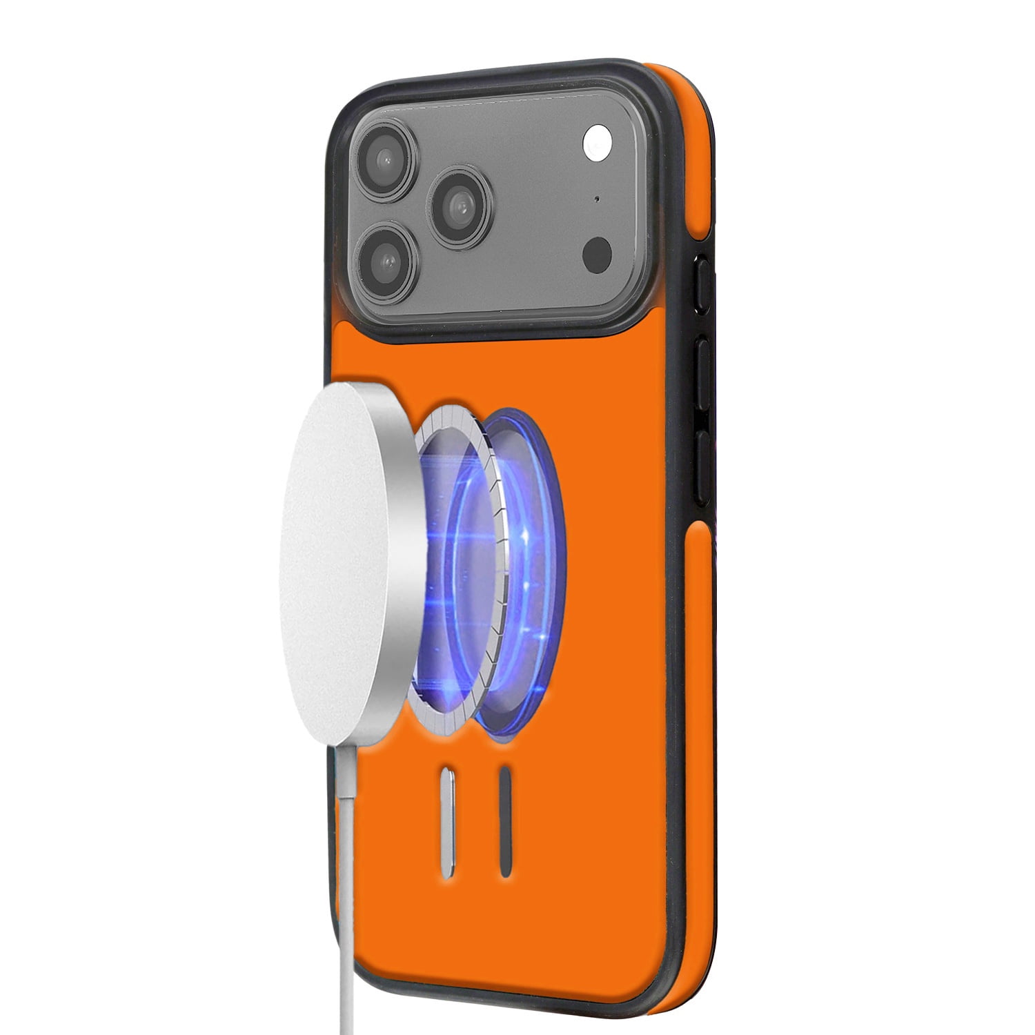 Ultra-Protective Full Coverage Leather Style Case for iPhone 17 Pro Max - Orange