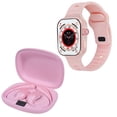 thumbnail image 4 of Kronos Train Pack STF: Smartwatch 2" + Audífonos Inalámbricos OWS, resistentes al agua, color rosa, 4 of 12