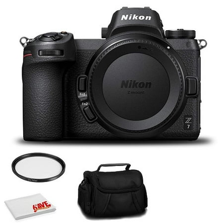 Image of Nikon Z 7 Mirrorless FX-Format Digital Camera (Body Only) - Bundle with 72mm UV Filter and MORE - Intl Version