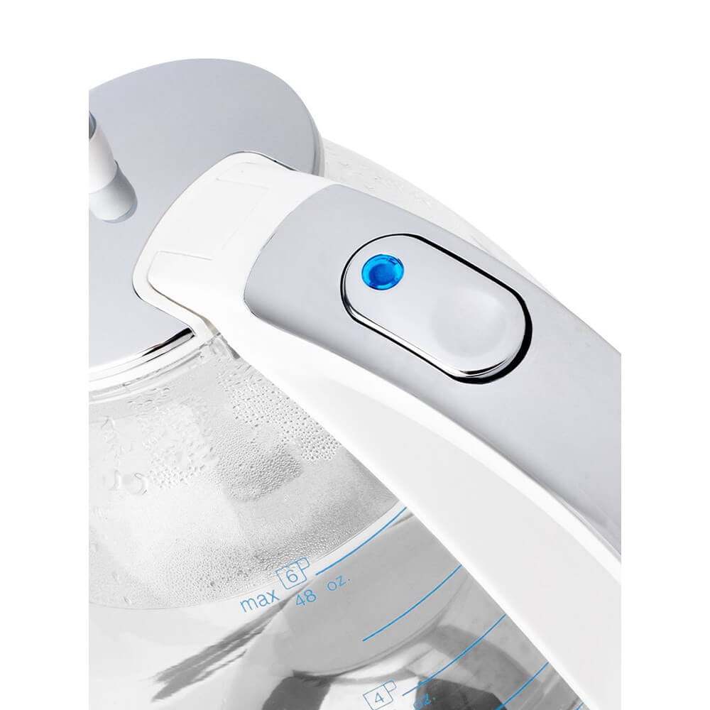 Capresso 24002 H20 White Glass Water Kettle