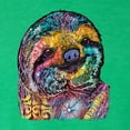thumbnail image 2 of Wild Bobby, Funny Neon Sloth | Dean Russo Art Animal Lover Mens Premium Tri Blend T-Shirt, Envy, 2XL, 2 of 5