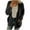 Black-WinterTop, variant on asdoklhq Clearance Womens Tops,Women Casual Plus Size Plush Sweater Pockets Outerwear Buttons Cardigan Coat