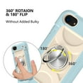 thumbnail image 4 of for iPhone 7 Plus, iPhone 8 Plus Case with Ring Stand, Heavy Duty Military Grade Rugged Shockproof Silicone Rubber Magnetic Kickstand Holder Case for Women Girls For iPhone 7 Plus/8 Plus, Blue, 4 of 8