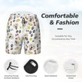 thumbnail image 5 of Lsque Mens Swim Trunks Labrador Retriever Dog Pattern - Bathing Suit Compression Liner - Beach Swim Shorts Swimwear - (S-3XL) - Stretch Quick Dry -Large, 5 of 9