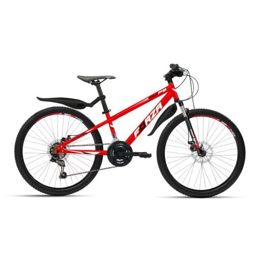 Bicicleta Benotto Forza Cosmic Tipo Montaña R24 21V Rojo y Negro Unisex