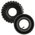 thumbnail image 2 of 4.10-4 410-4 4.10/3.50-4 Inner Tube + Tire for Garden Rototiller Snow Blower Mowers Hand Truck Wheelbarrow Go Cart Kid, 2 of 9