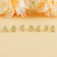 thumbnail image 3 of Simple Design Letter Rhinestone Earring Party Hiking Portable Stud Ears Decoration Photography Photo Earrings Photo Shooting Ear Decor Jewellery V, 3 of 8