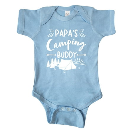 

Inktastic Papas Camping Buddy Gift Baby Boy or Baby Girl Bodysuit