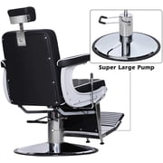 BarberPub Vintage Barber Chair Recline Salon Beauty Spa Shampoo Black 3825
