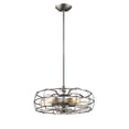 thumbnail image 2 of 3425-RBZ-Millennium Lighting-5 Light Pendant-47 Inches Tall and 18 Inches Wide-Rubbed Bronze Finish, 2 of 2