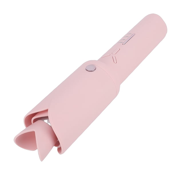Rizador De Pelo Automático De 60 W, Rizador Automático Inalámbrico Recargable Con Rotación Automática Para Uso En El Hogar Y Viajes, Color Rosa