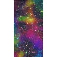 thumbnail image 7 of Dreamtimes Galaxy Soft Hand Towels 2-Piece Absorbent Bath Towel Decorative Fingertip Towels for Bathroom Gym Spa Hotel Beach Swimming Pool,14.4" x 28.3", 7 of 7