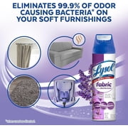 Lysol Fabric Disinfectant Spray, Sanitizing And Antibacterial Spray, For Disinfecting And Deodorizing Soft Furnishings, Lavender Fields 15 Fl. Oz (Pack Of 3)