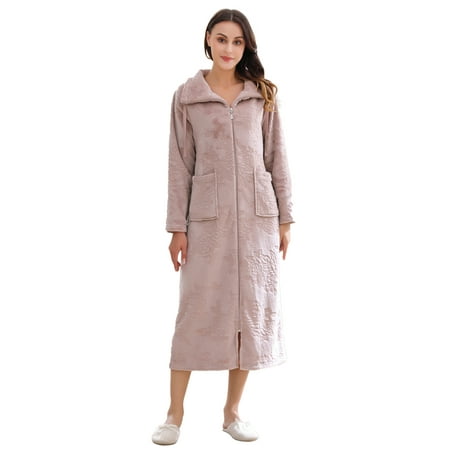 

Richie House Women s long sleeve robe RHW2883
