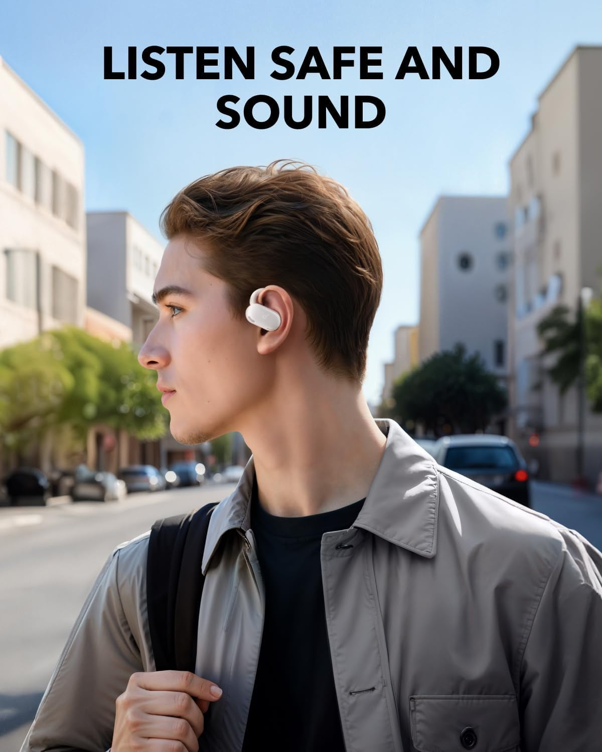 Restored Like New Soundcore V20i by Anker Open-Ear Headphones, Adjustable Ear Hooks, Ultra-Comfort (Refurbished)