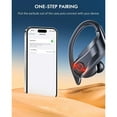 thumbnail image 4 of Auriculares Inalámbricos Auriculares Deportivos Bluetooth 5.3, Auriculares Inalámbricos con Tiempo de Reproducción de 120 Horas, Micrófono Incorporado para Auriculares Estéreo con Ganchos para las Orejas, Resistente Al Agua ipx7, Pantalla de Doble Potencia para Deportes, 4 of 6