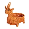 thumbnail image 2 of Siruishop Animal Shape Woven Basket Container Lightweight for Living Room Coffee Table Sheep, 2 of 8