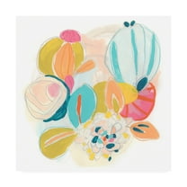 Trademark Fine Art 'Floral Vibe IV' Canvas Art by June Erica Vess